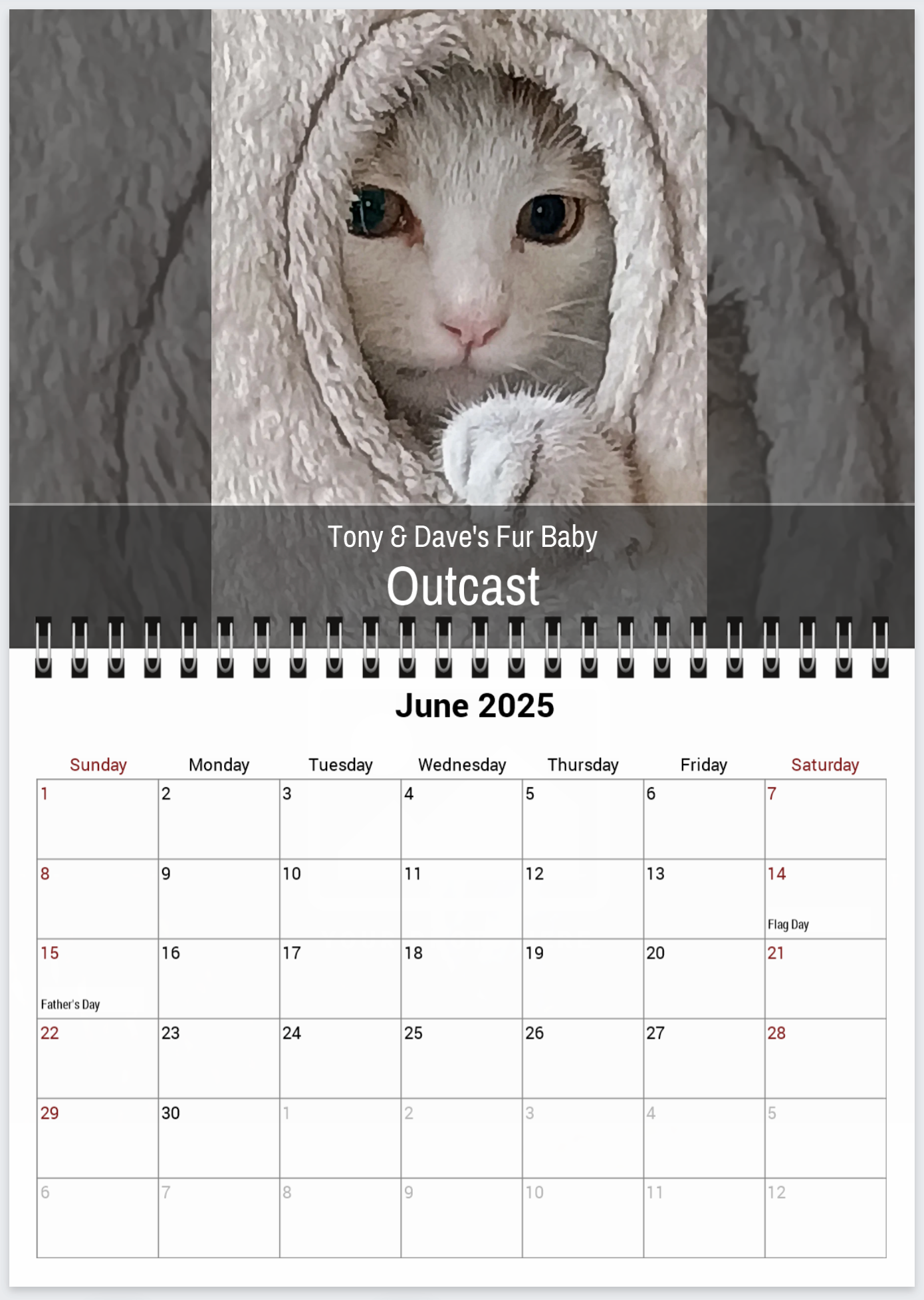 Tail-of-the-Month Calendar + Winner Discount (May 2025 - June 2026)