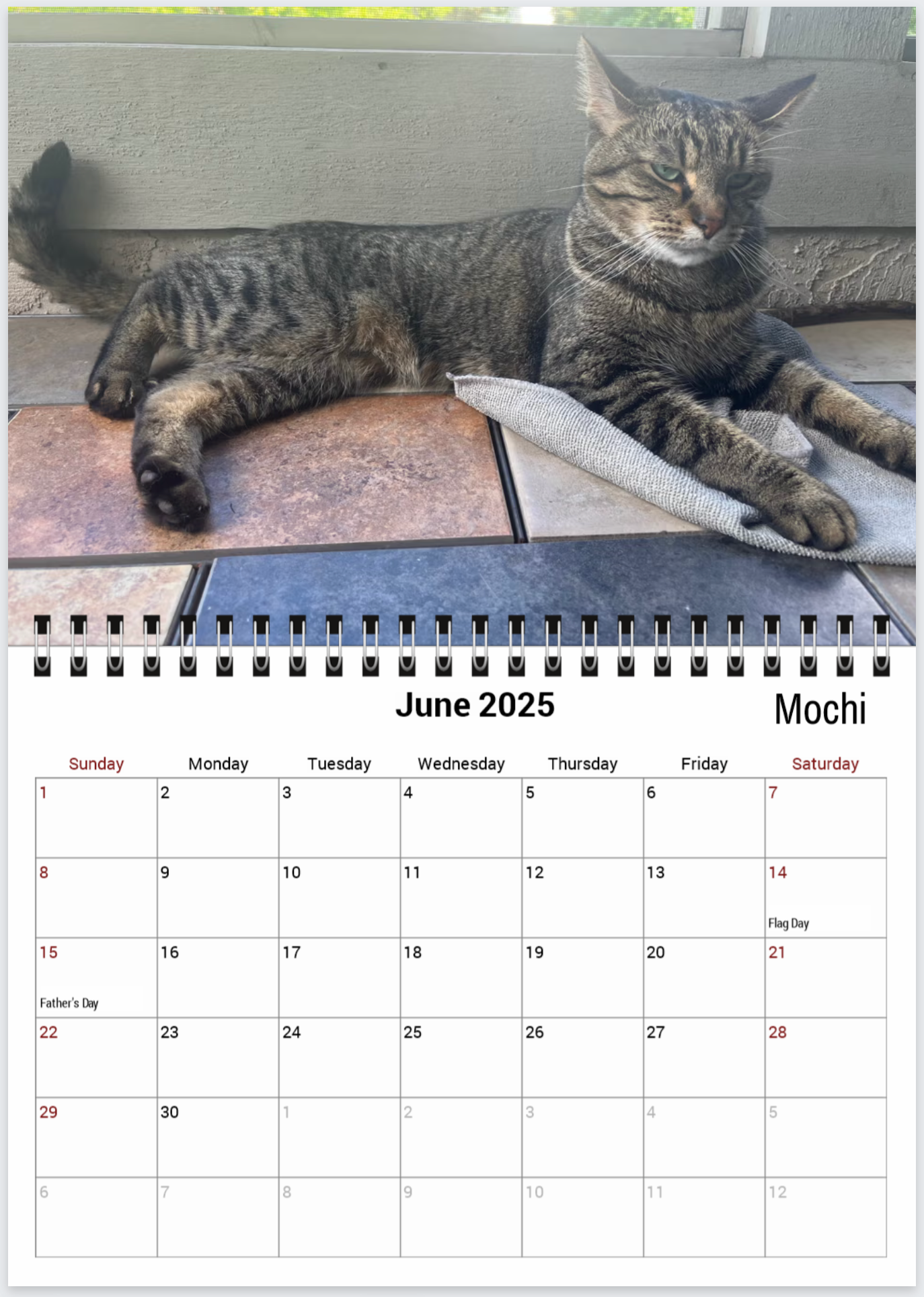 Tail-of-the-Month Calendar + Winner Discount (May 2025 - June 2026)