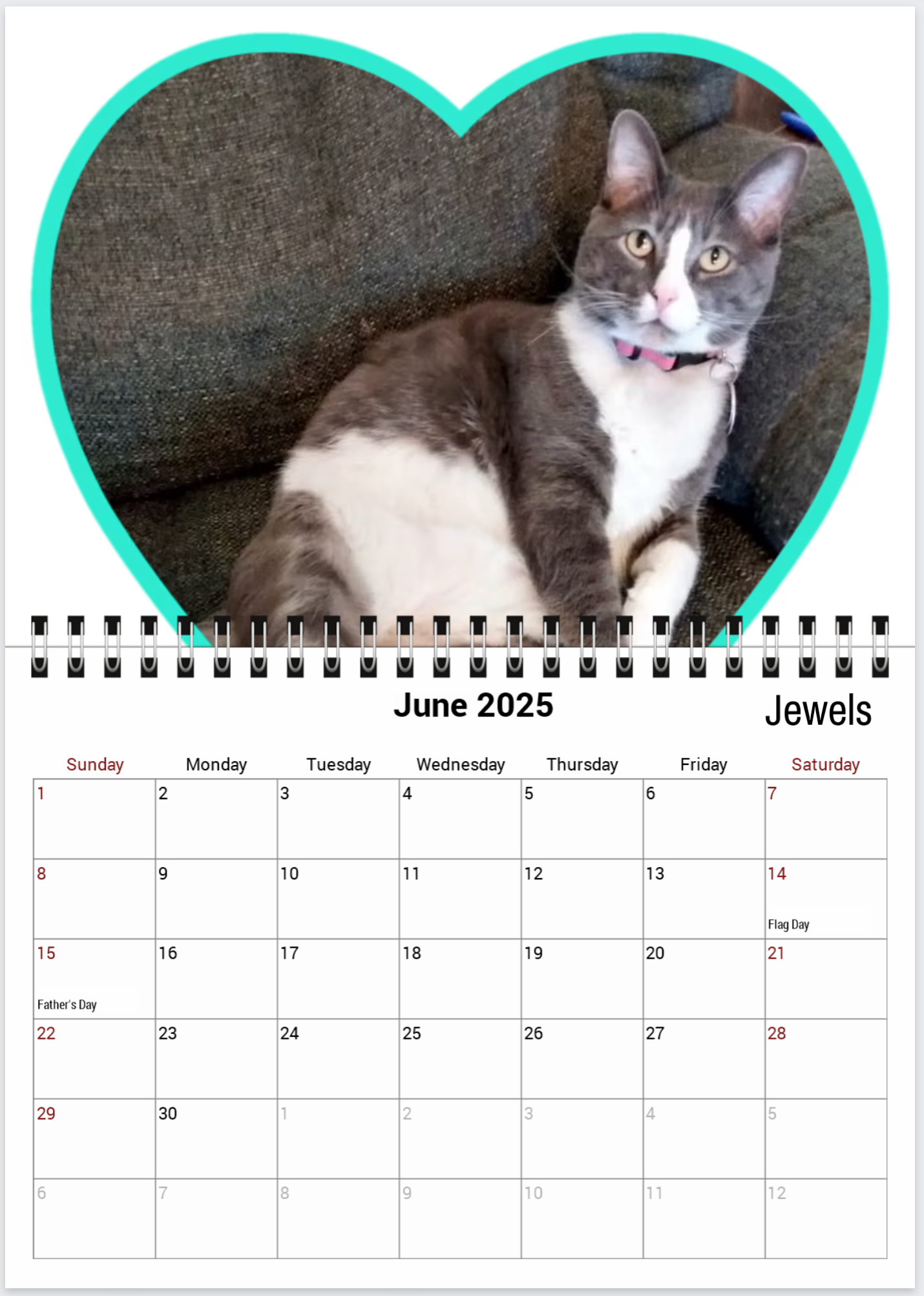 Tail-of-the-Month Calendar + Winner Discount (May 2025 - June 2026)