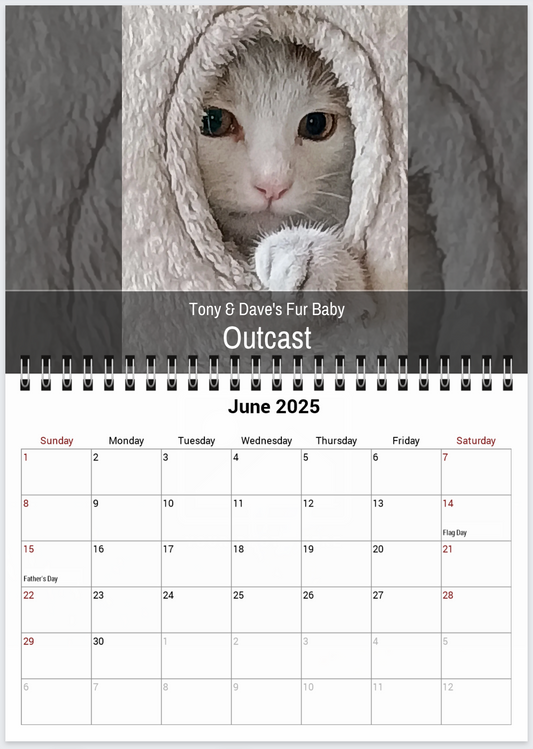 Tail-of-the-Month Calendar + Winner Discount (May 2025 - June 2026)